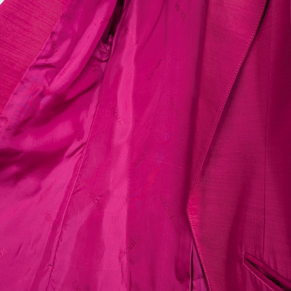 Escada Margaretha Ley Vintage Designer Barbie Pink Fuchsia Blazer 34 - Picture 3 of 10